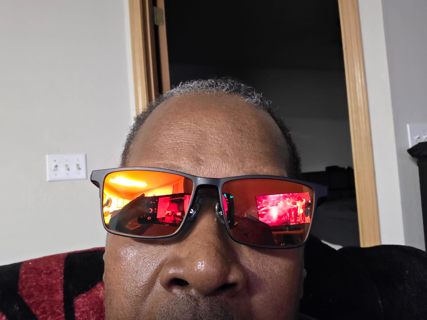 Customer photo review of Terrance Polarized Magnetic Clip-on | Black Frame