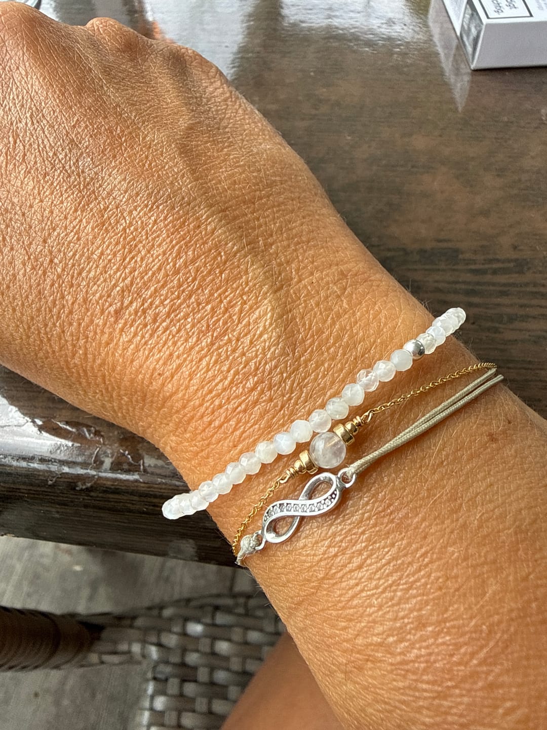 Customer photo review of Lunara Mondstein Armband