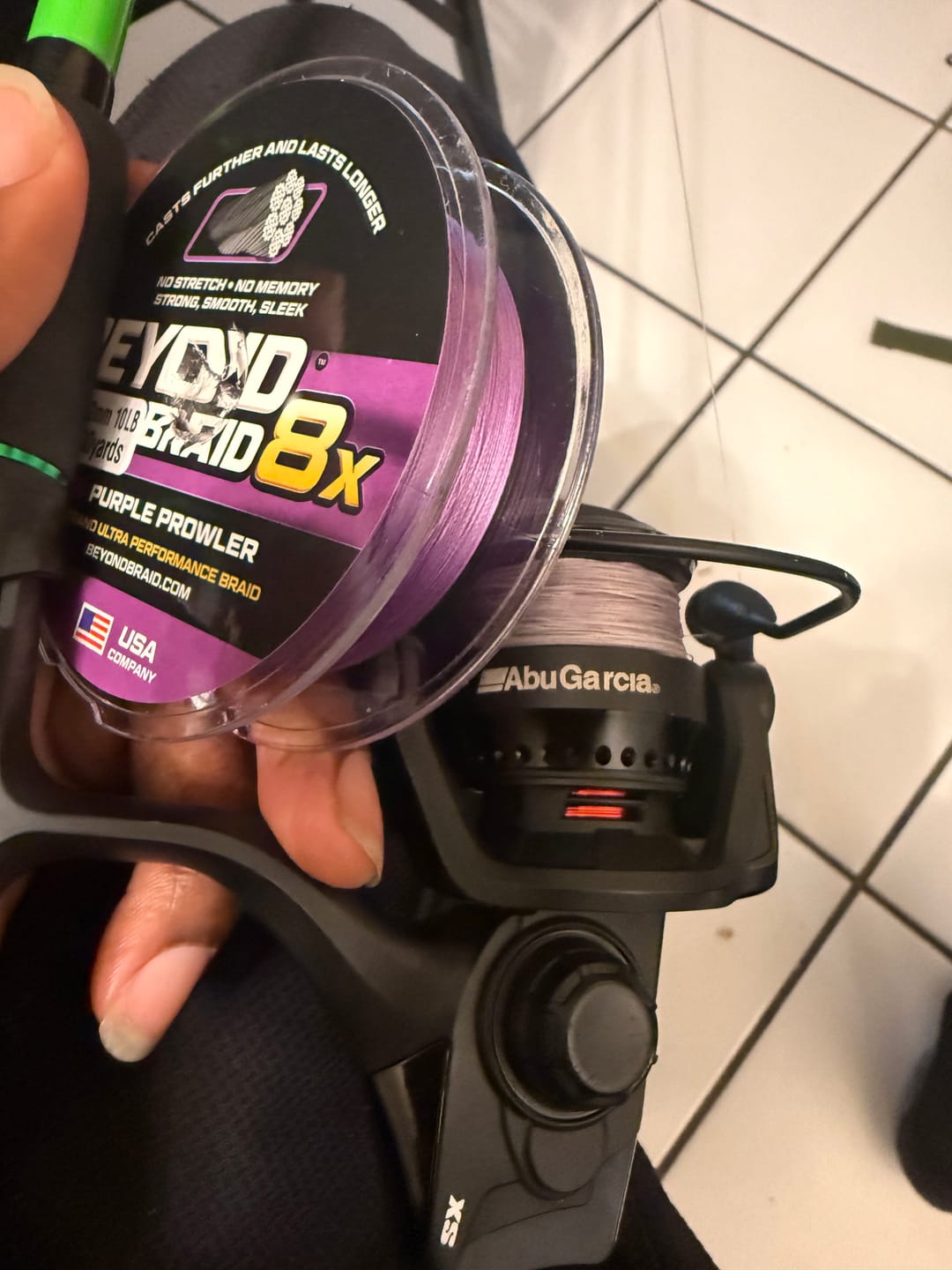 Customer photo review of Purple Prowler 8X - Ultra Performance 8 Strand