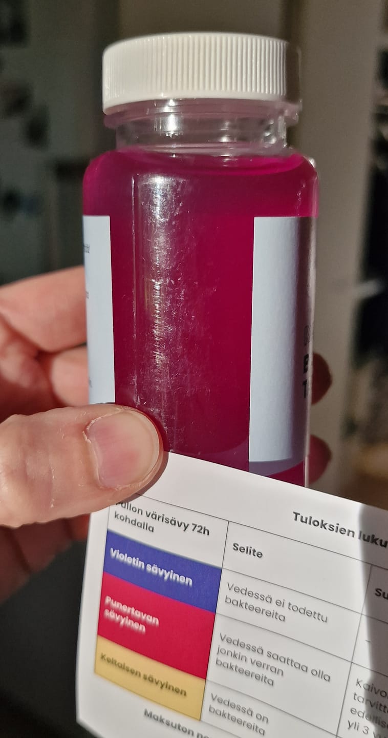 Customer photo review of Kaivoveden bakteeritesti™