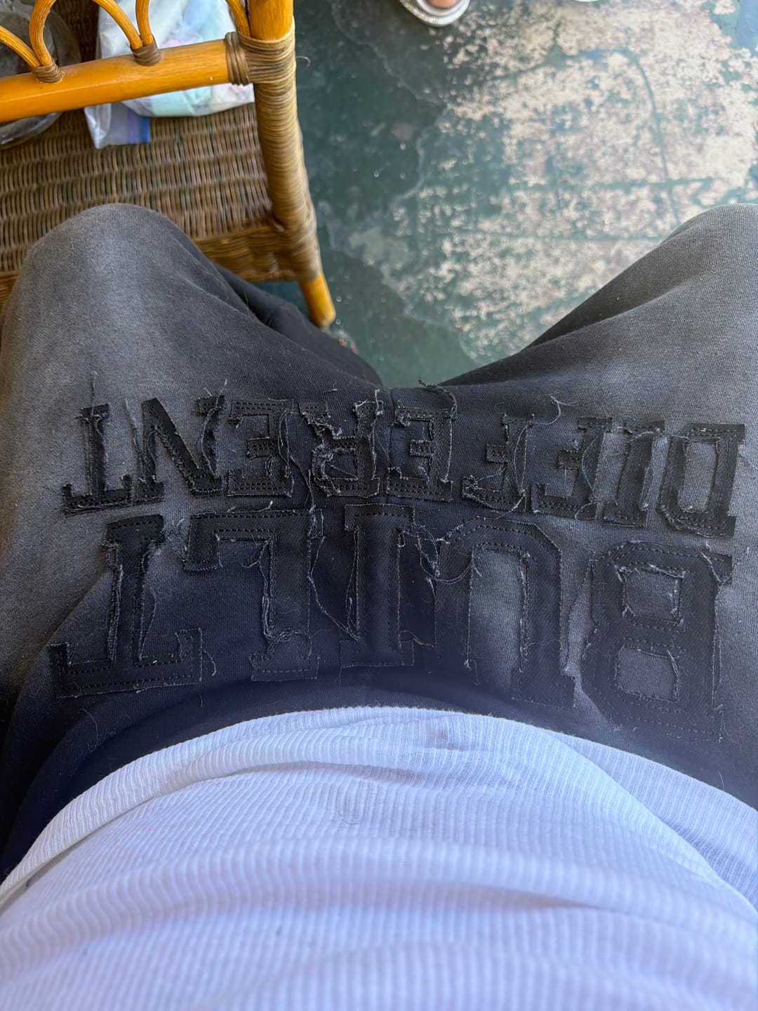 Customer photo review of Blackout 350 GSM Heavyweight Shorts