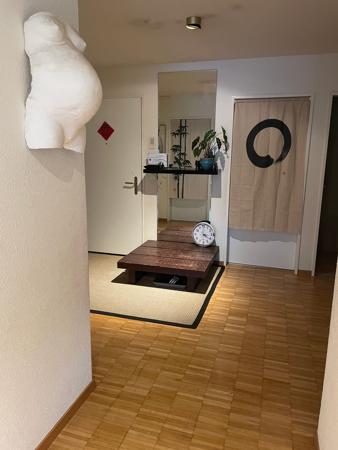 Customer photo review of Japanese Noren - Beige Bamboo
