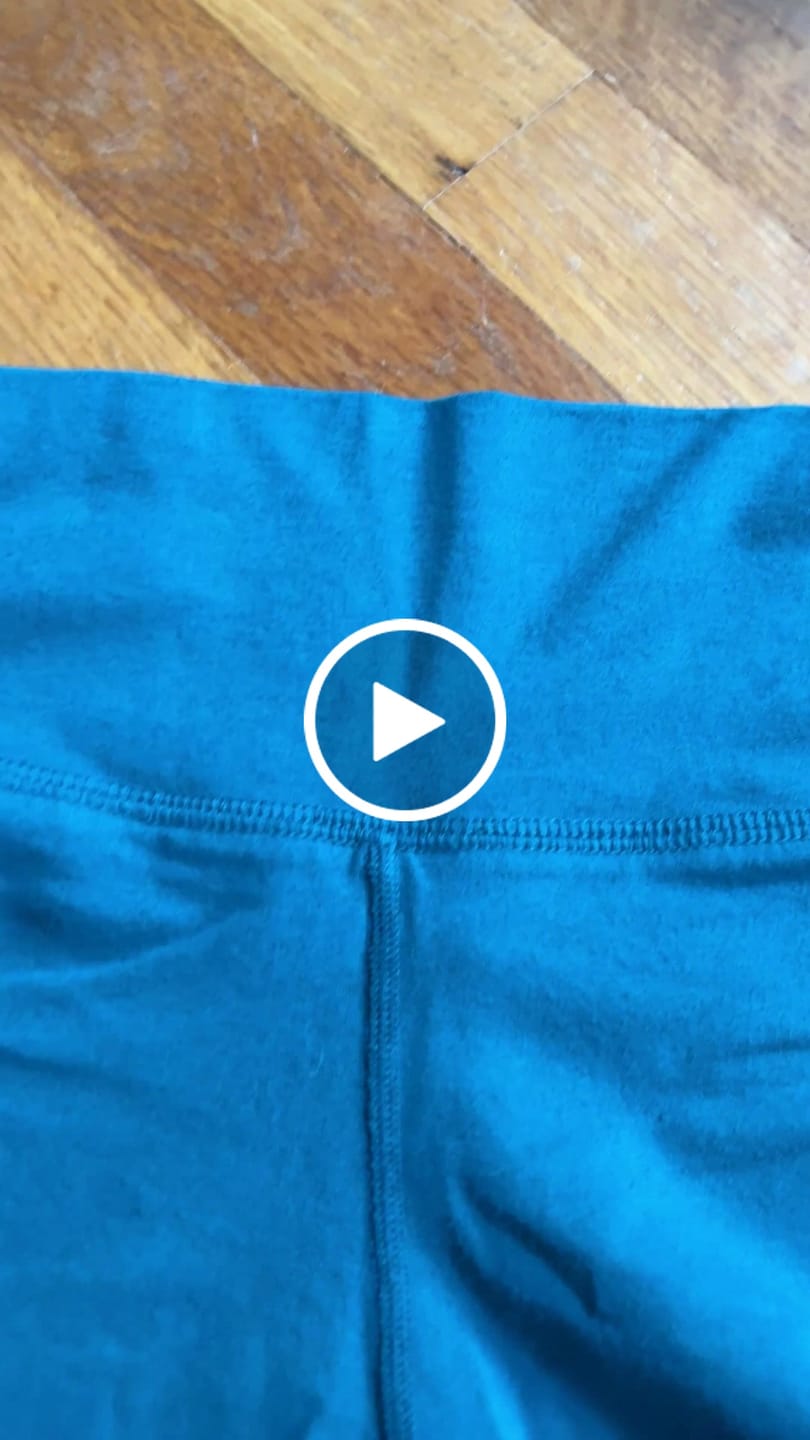Customer video review of PureFlex Organic Cotton High Waist Shorts