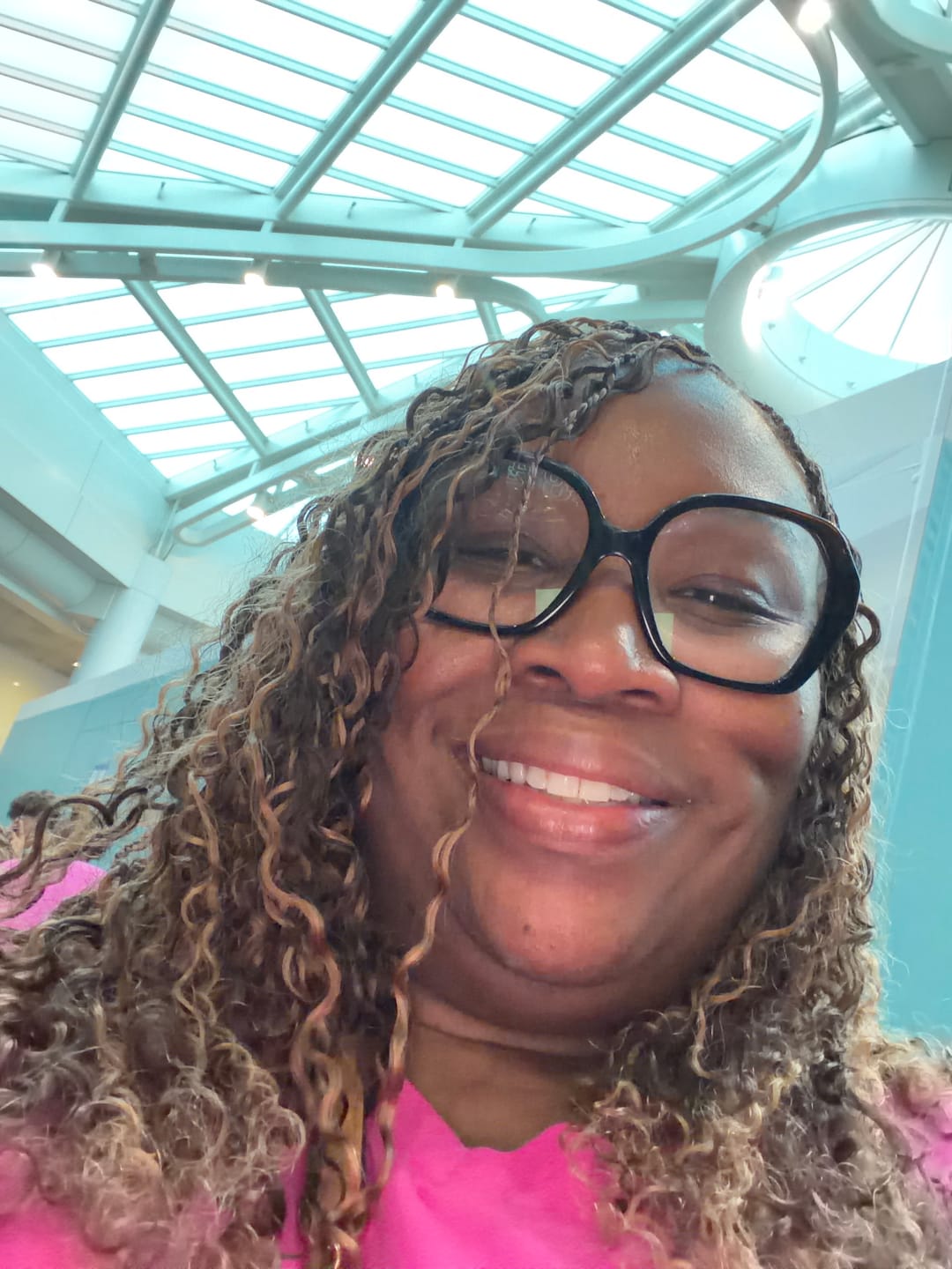Customer photo review of #4/#30 Mix Color Blend Water Curly Crochet Human Hair