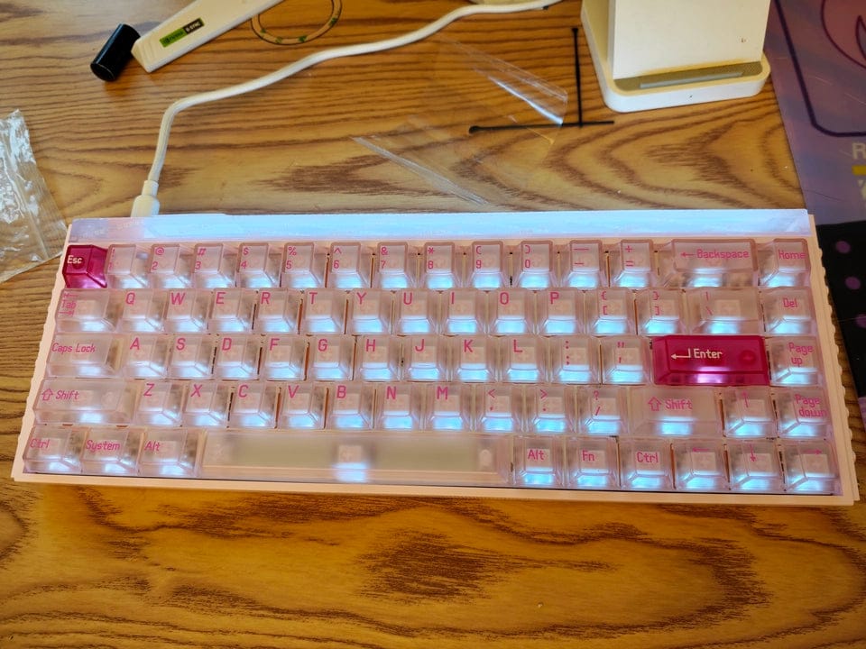 Customer photo review of MADE68 Pro+ Hall Effect Gaming Keyboard