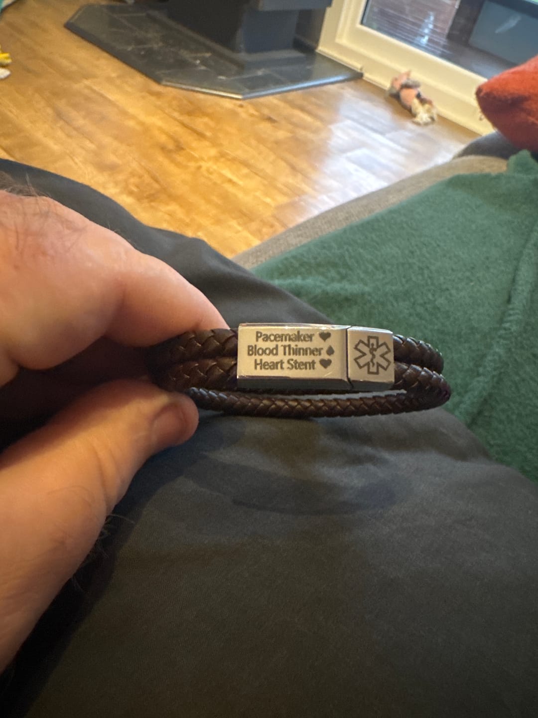 Customer photo review of DuoLuxe Medical ID Bracelet