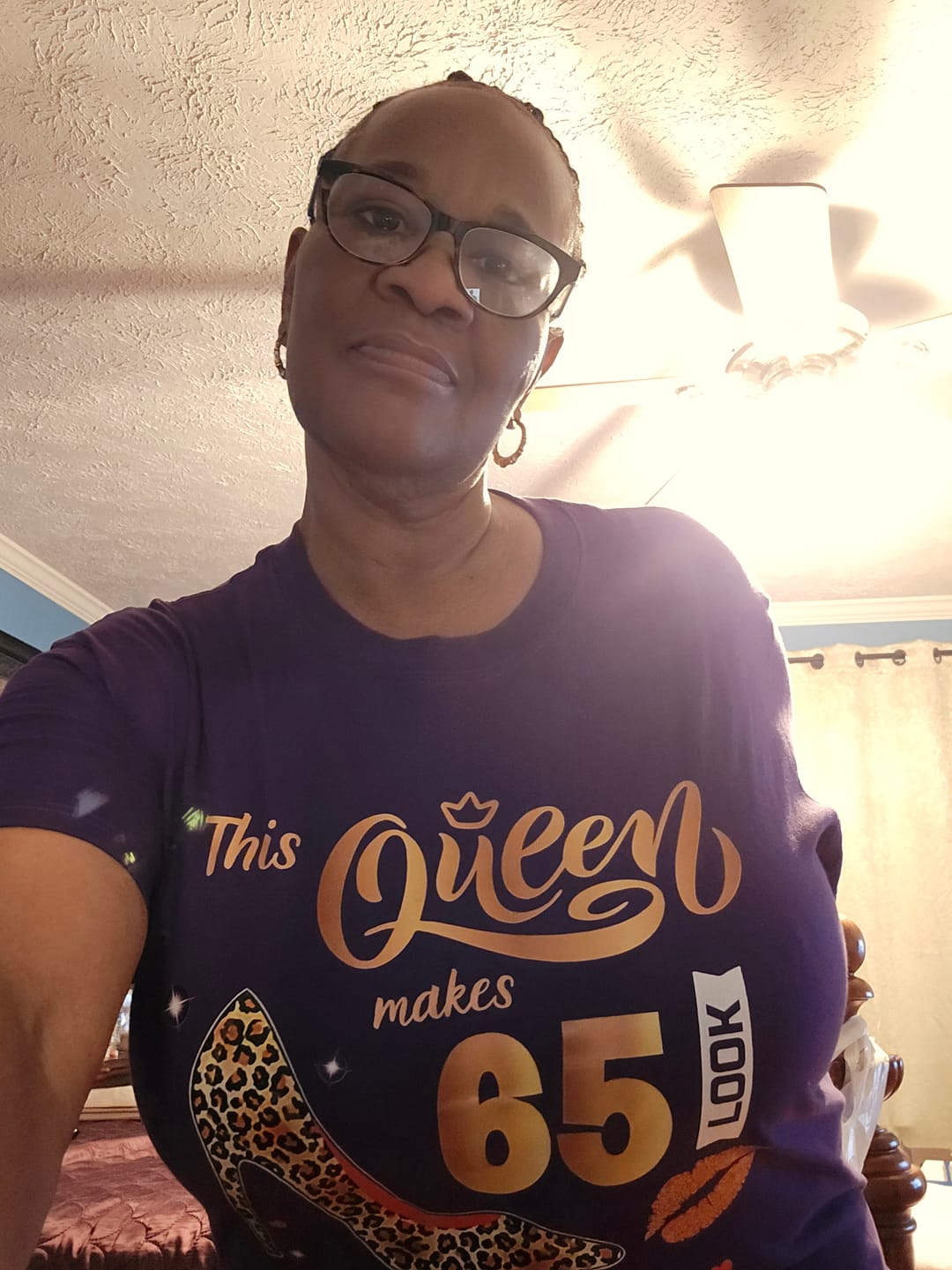 Customer photo review of FABULOUS QUEEN 65 UNISEX SHIRT