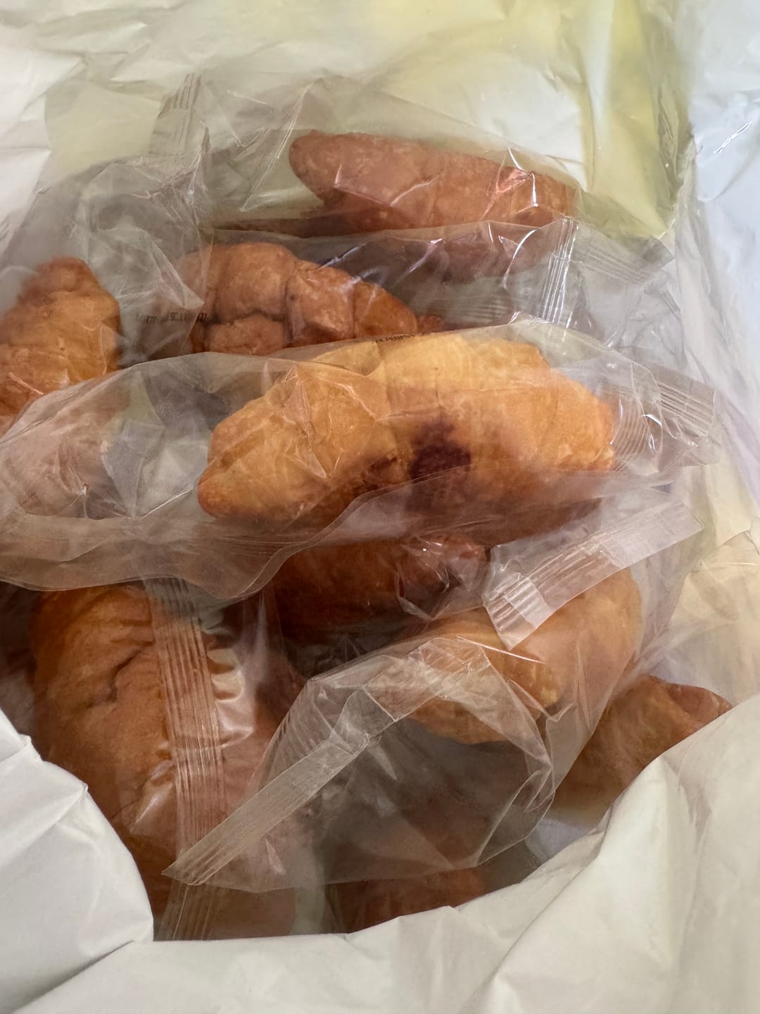 Customer photo review of 15 Cornetti proteici ripieni di crema alla nocciola