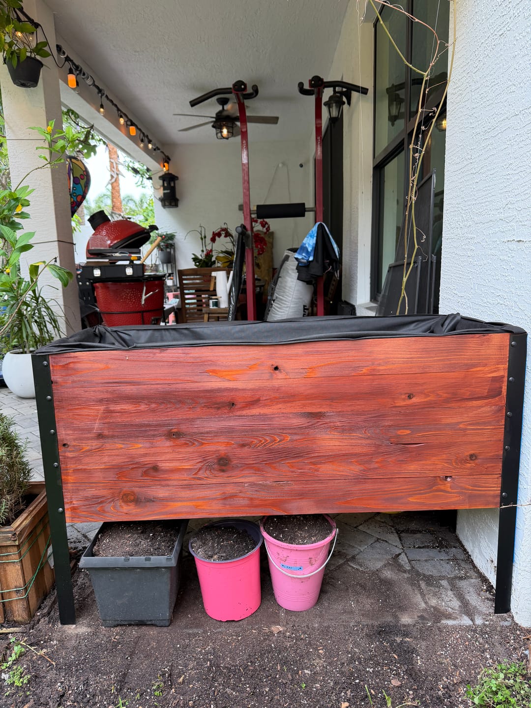 Customer photo review of 18″ x 48″ Deep Root Raised Garden Bed - 30″ TALL / Garden Grade