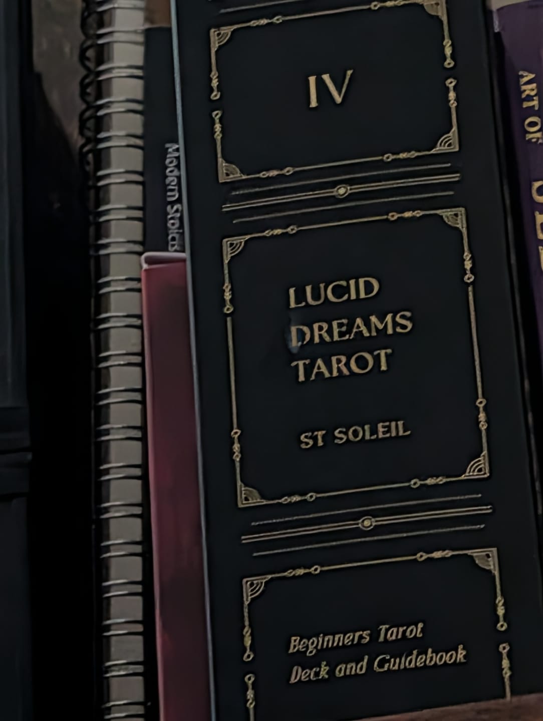 Customer photo review of Lucid Dreams Beginners Tarot • Black Eclipse {EDITION 4}