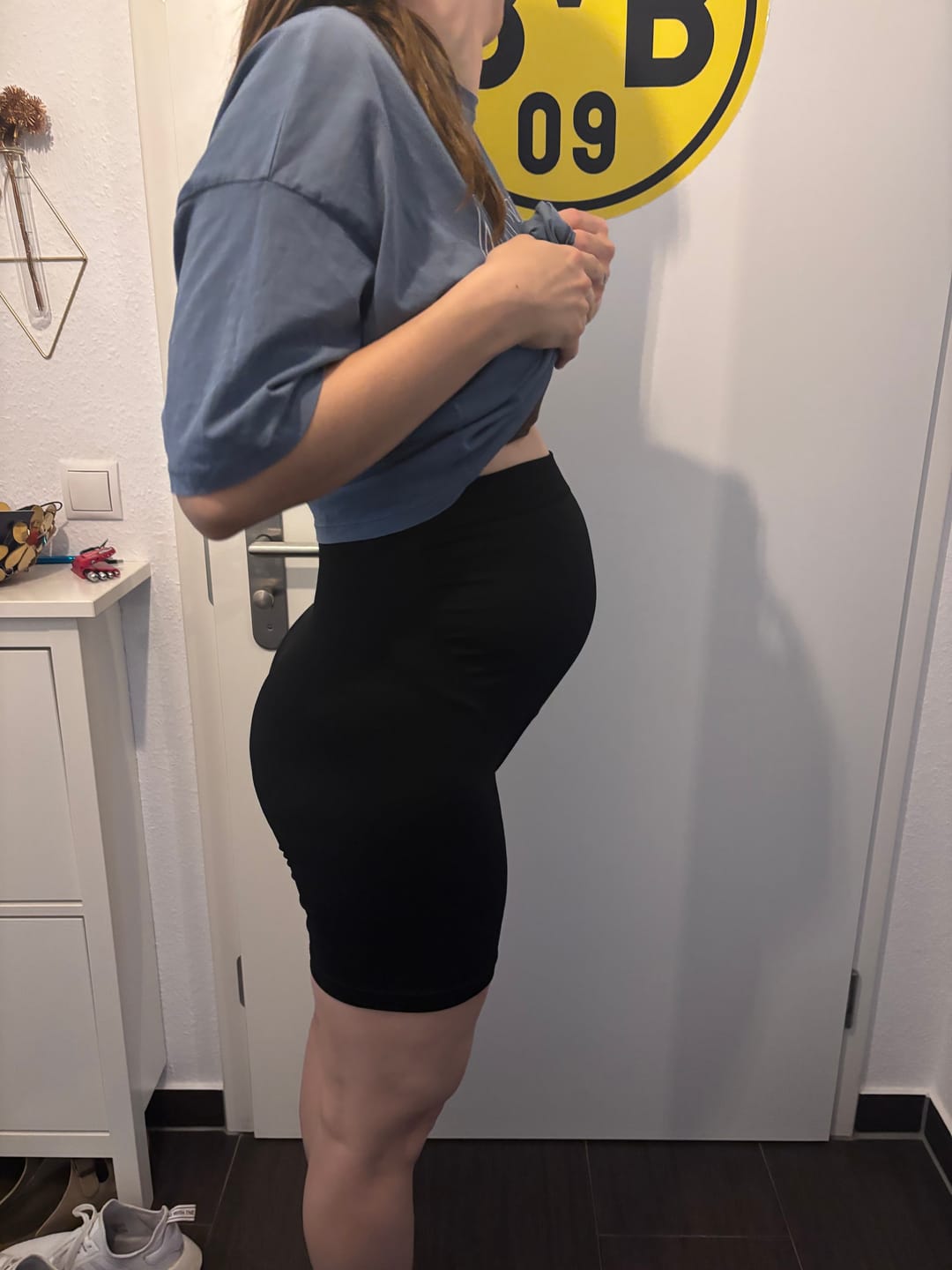 Customer photo review of Schwangerschafts-Shorts