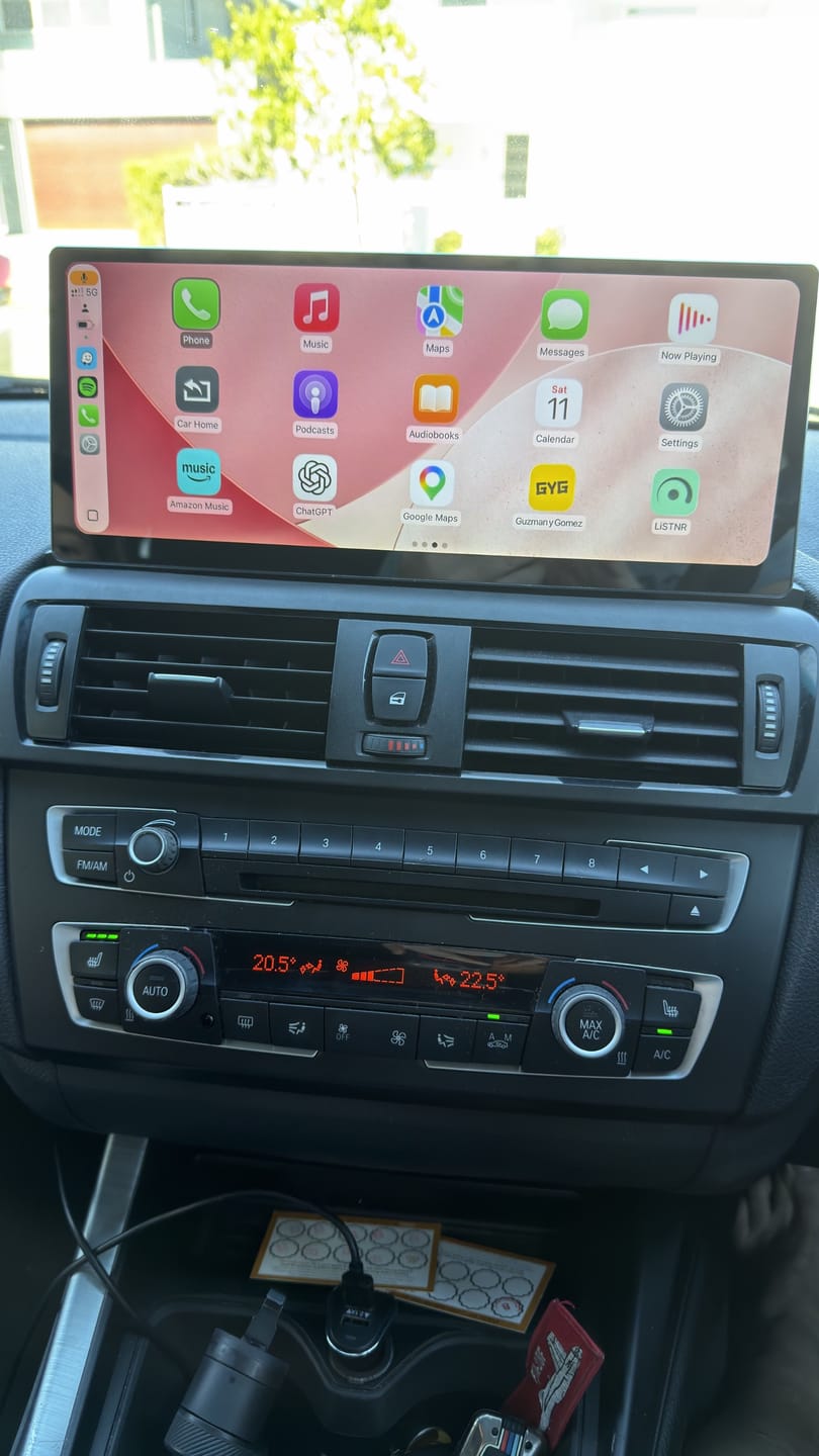 Customer photo review of BMW 1 / 2 Series | F20/F21/F22/F23/F45 | 10.25"/12.3" Linux CarPlay/Android Touchscreen Display | 2012 - 2016