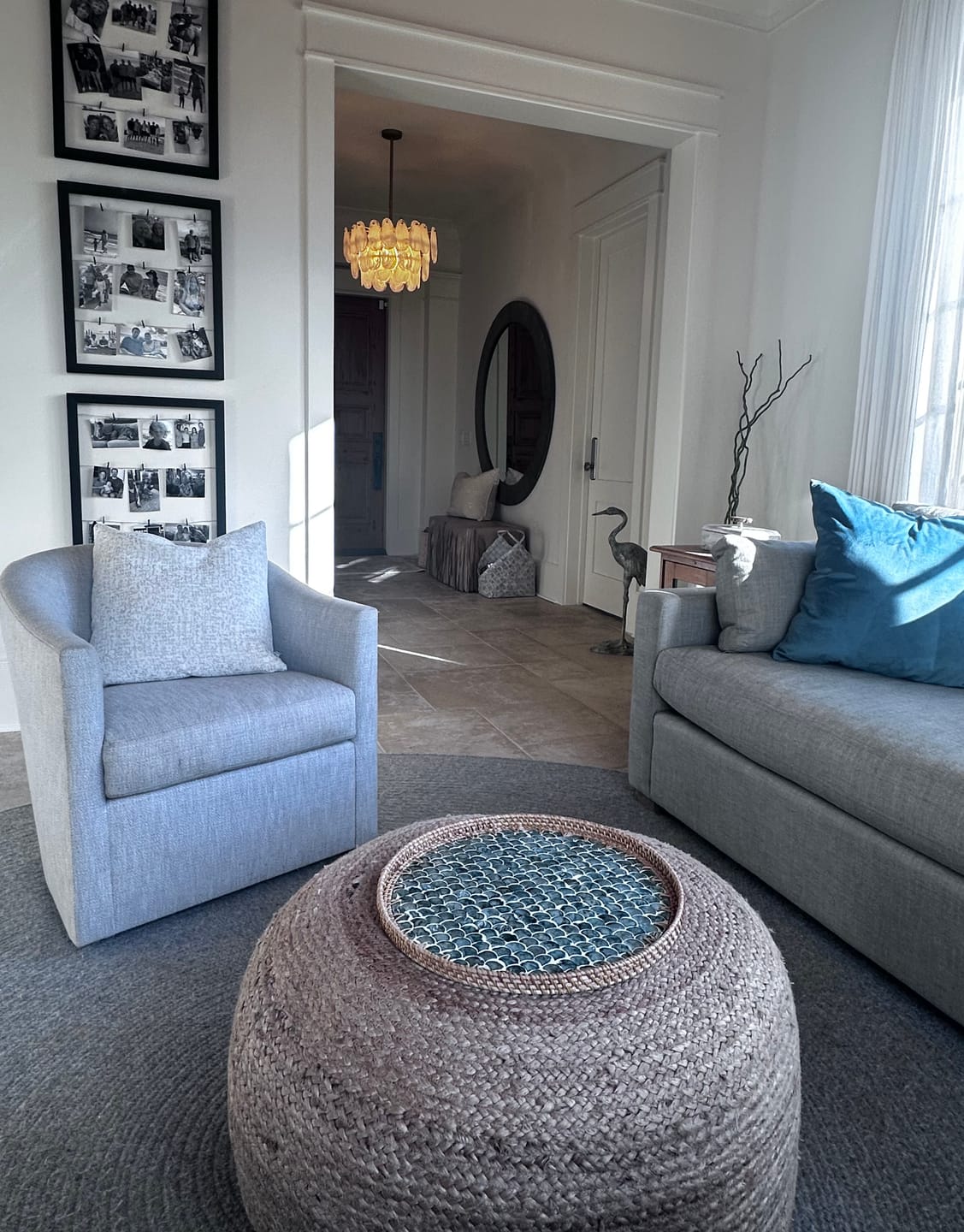 Customer photo review of Sirena Large Rattan Tray