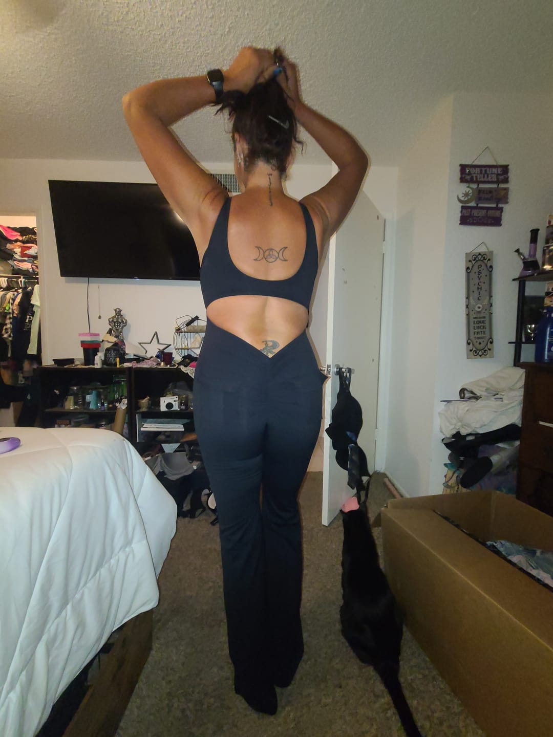 Customer photo review of Curve Cargo EVO Flare Leggings