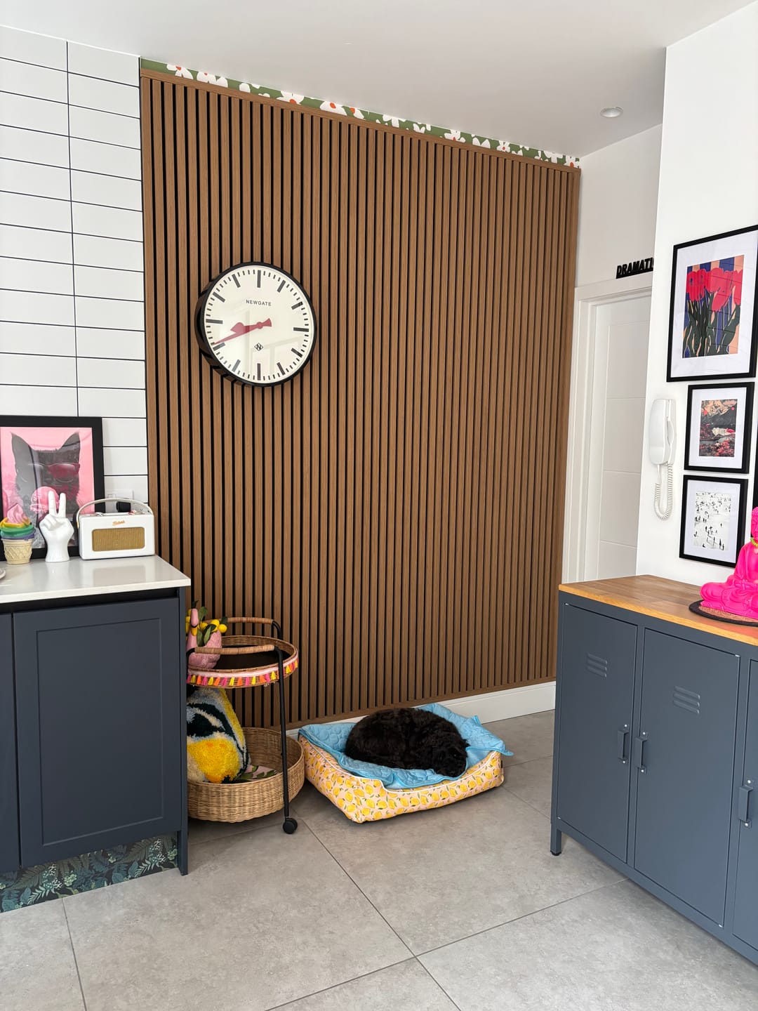Customer photo review of Natural Oak Acoustic Wall Panel