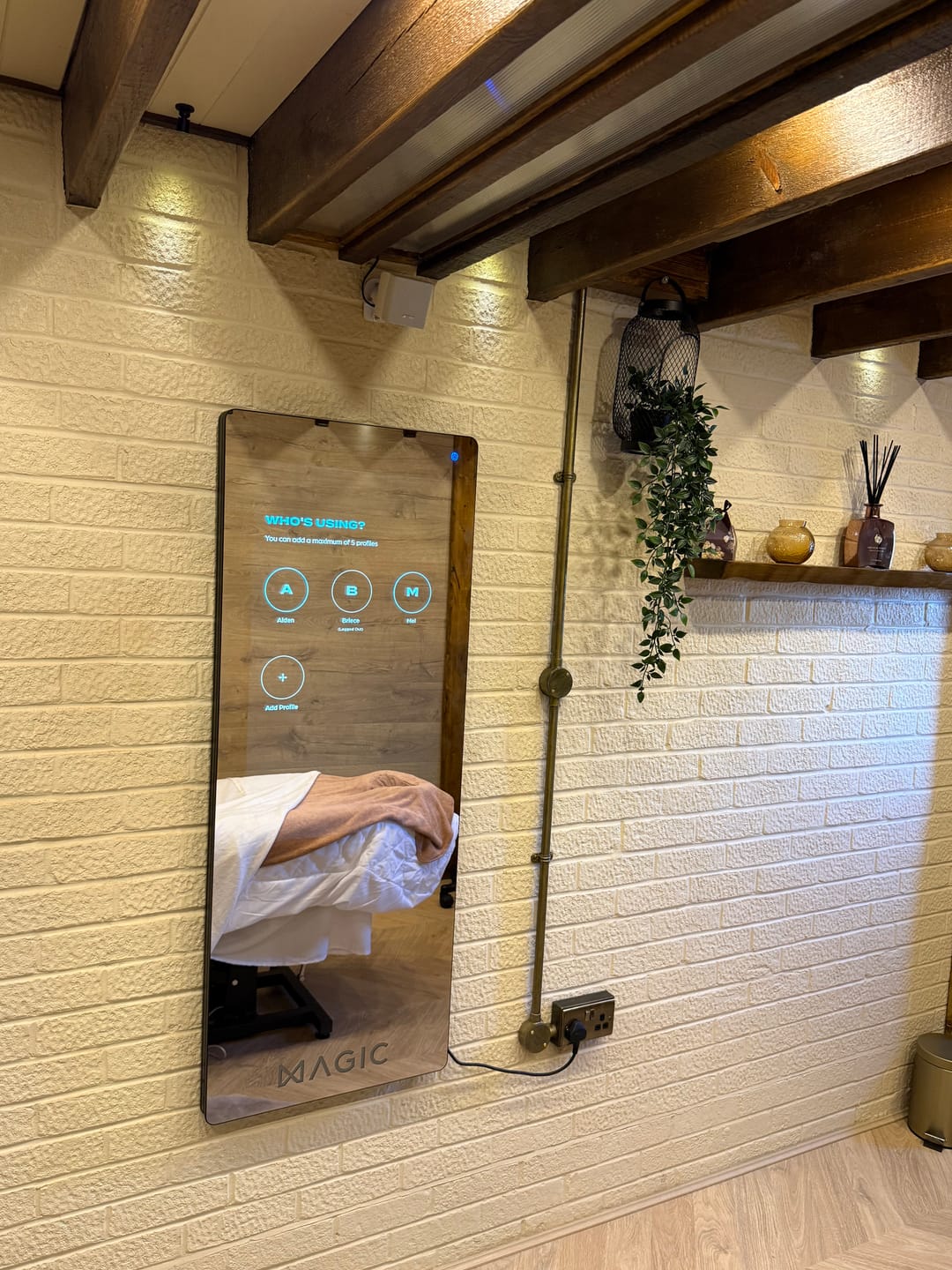 Customer photo review of MAGIC AI: Fitness Smart Mirror