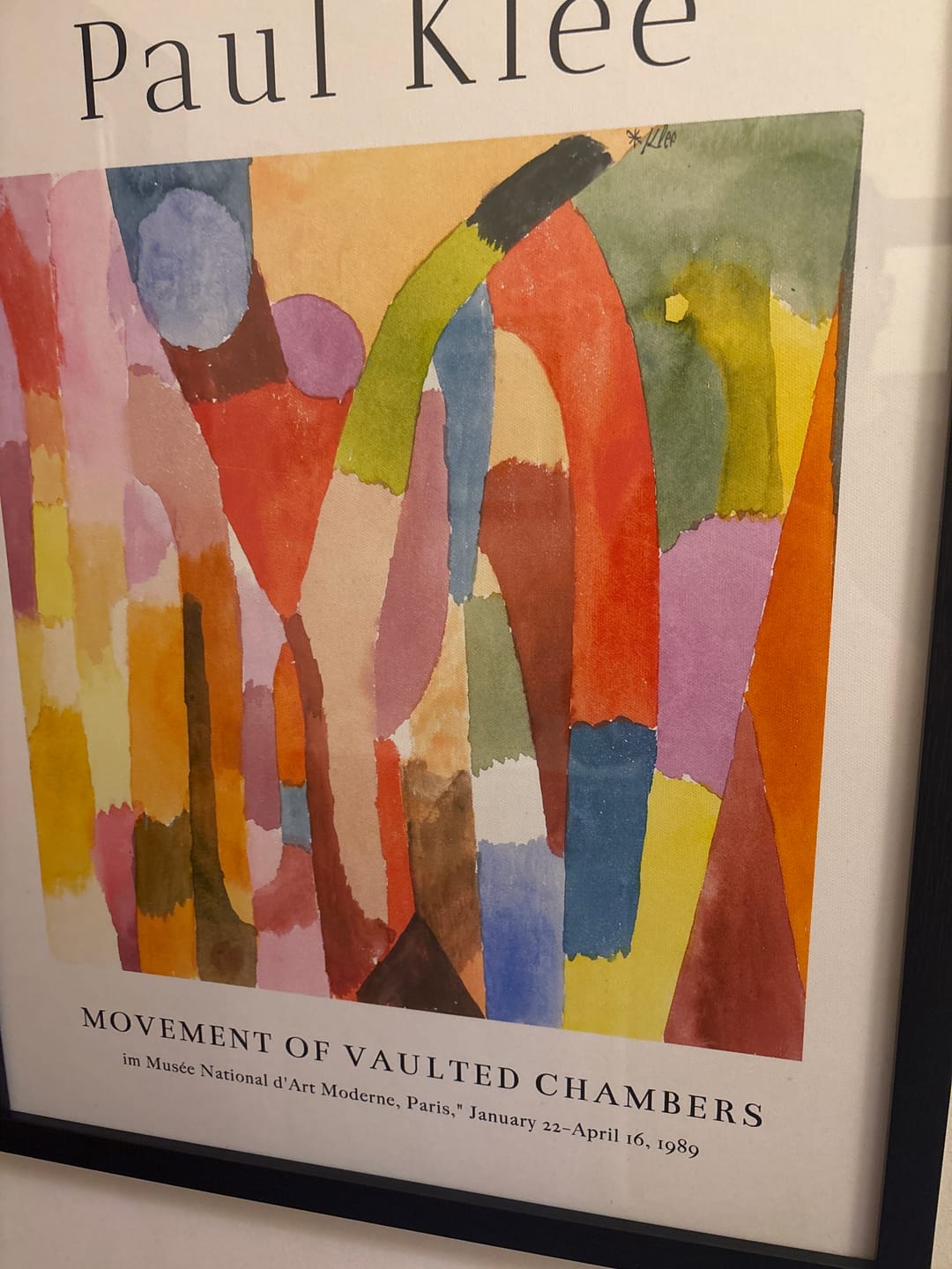 Customer photo review of Paul Klee - Movement Of Vaulted Chambers