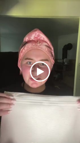 Customer video review of DreamCare Laundry Bag