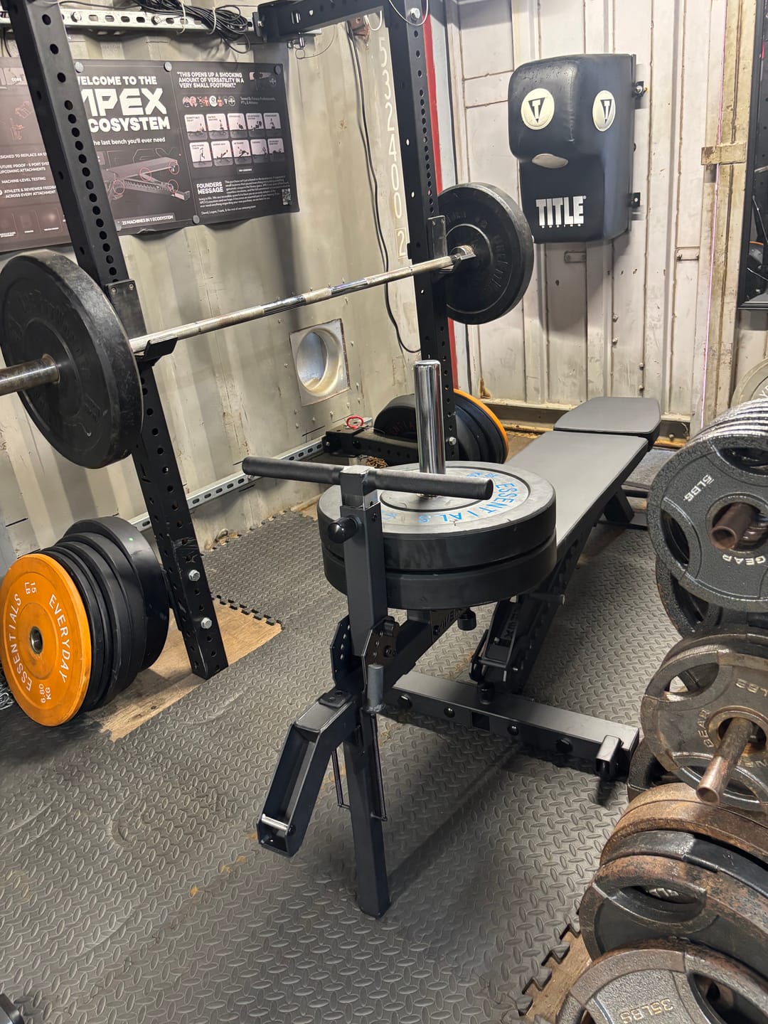 Customer photo review of APEX BARRETT BELT SQUAT