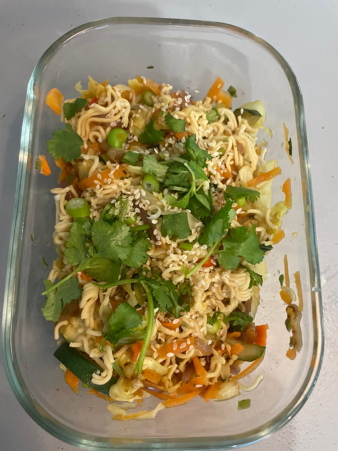 Customer photo review of Qetoe Low Carb High Protein Instant Cup Noodle - COMBO 12 PACK