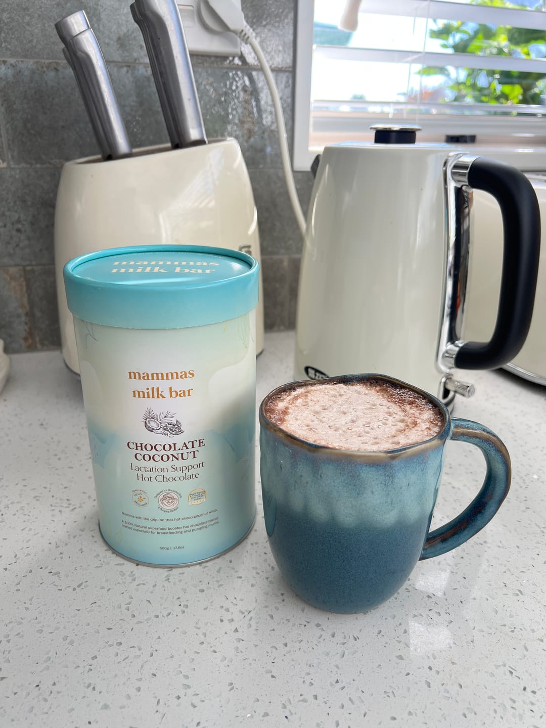 Customer photo review of Lactation Hot Chocolate - Coconut Chocolate