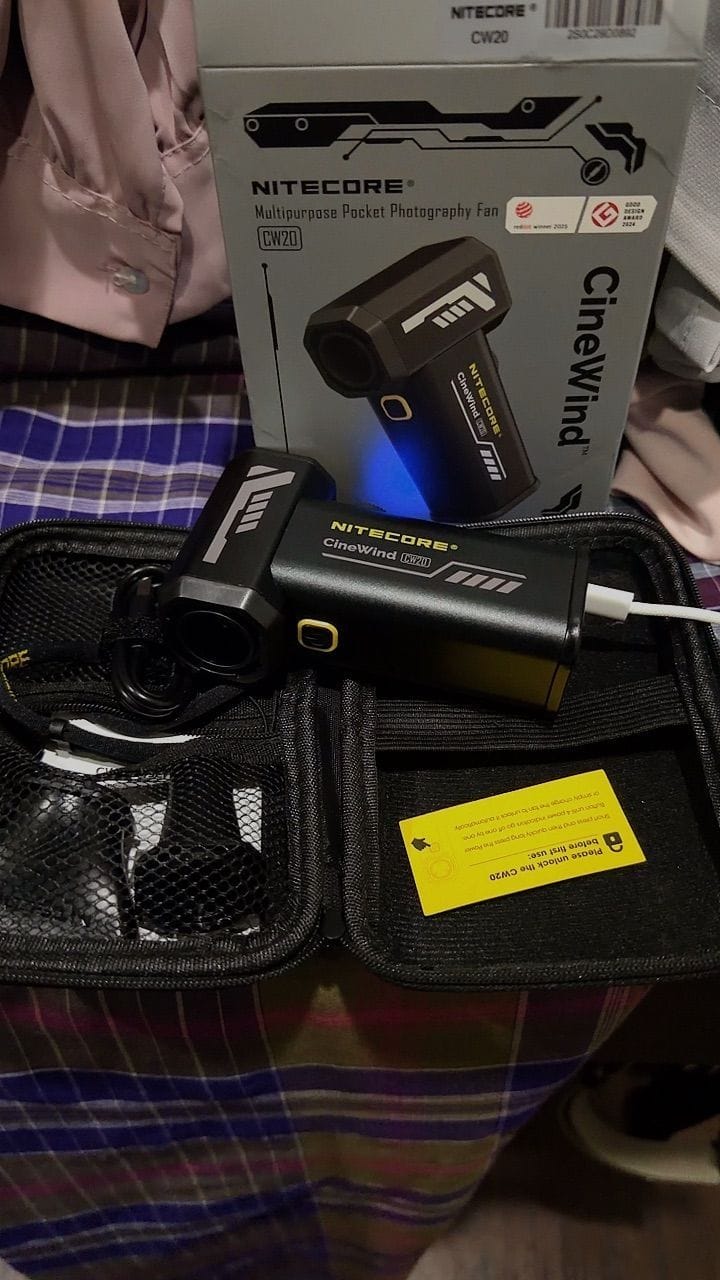 Customer photo review of CW20 - Handheld Turbo Fan (150km/h)