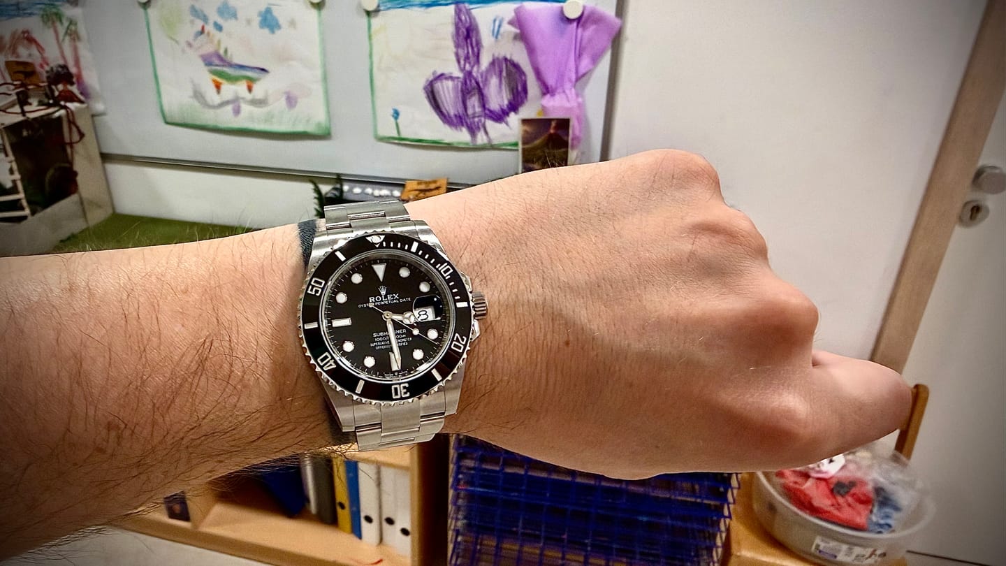 Customer photo review of Rolex Submariner Date 126610LN - Full-Set - 2026