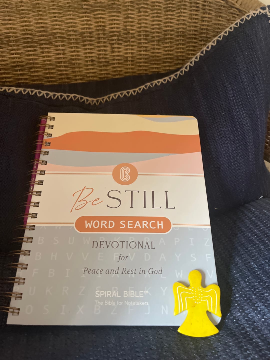 Customer photo review of Be Still: Word Search Devotional for Peace & Rest in God