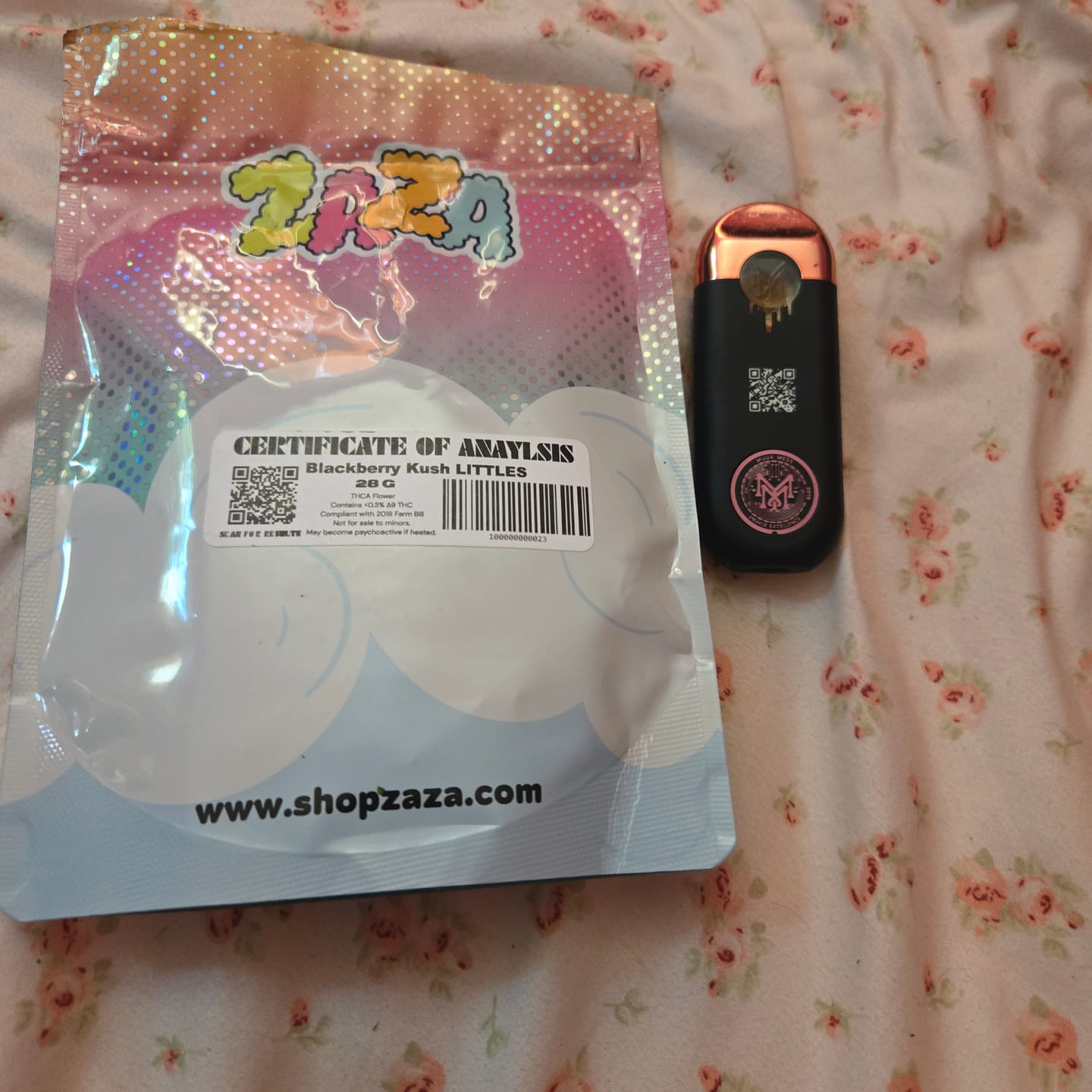 Customer photo review of Blackberry Kush - 28 Grams Littles - Indica
