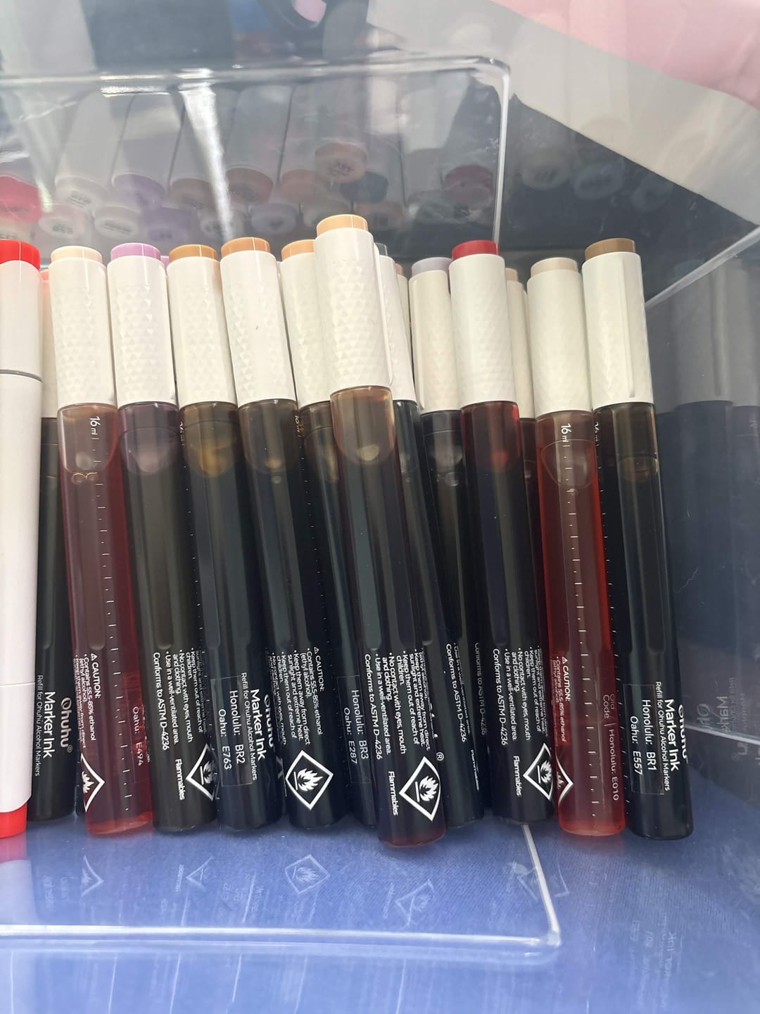Customer photo review of Ohuhu Marker Ink YR312 / E110 Refill for Alcohol marker