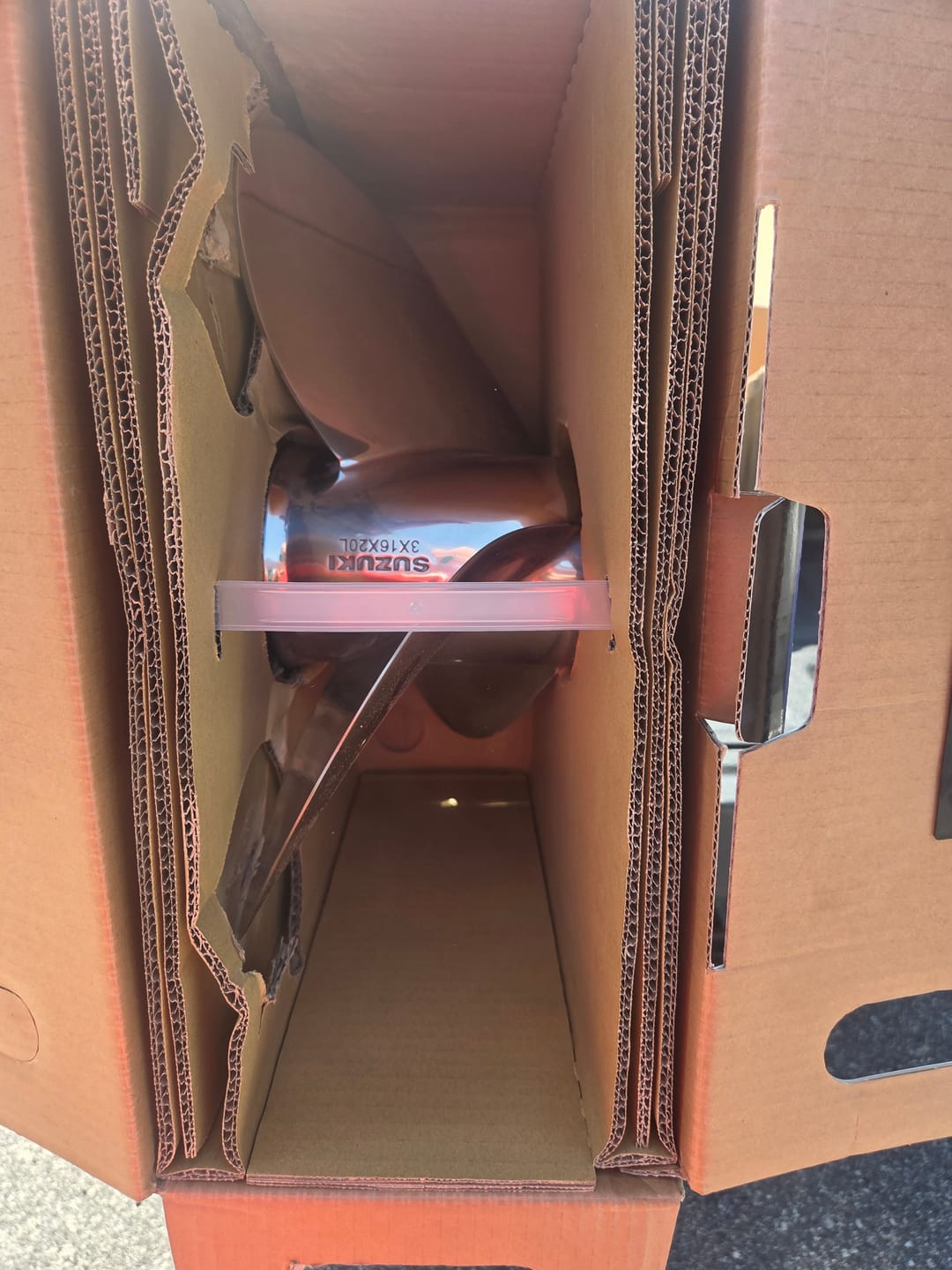 Customer photo review of Suzuki Genuine Watergrip© Propeller DF150/175/200/225/250/300