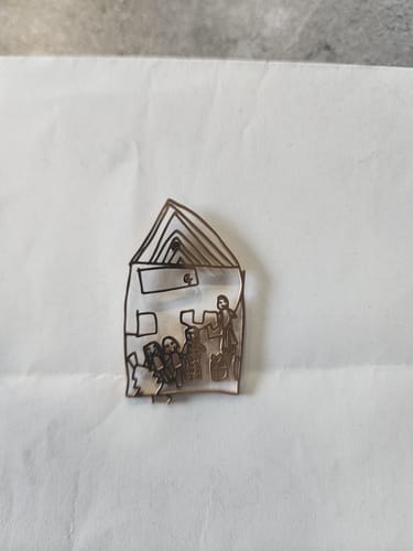 Customer photo review of 【期間限定販売7/6〜7/12】お絵描きが素敵なアクセサリーに大変身♪お絵描きアクセサリー