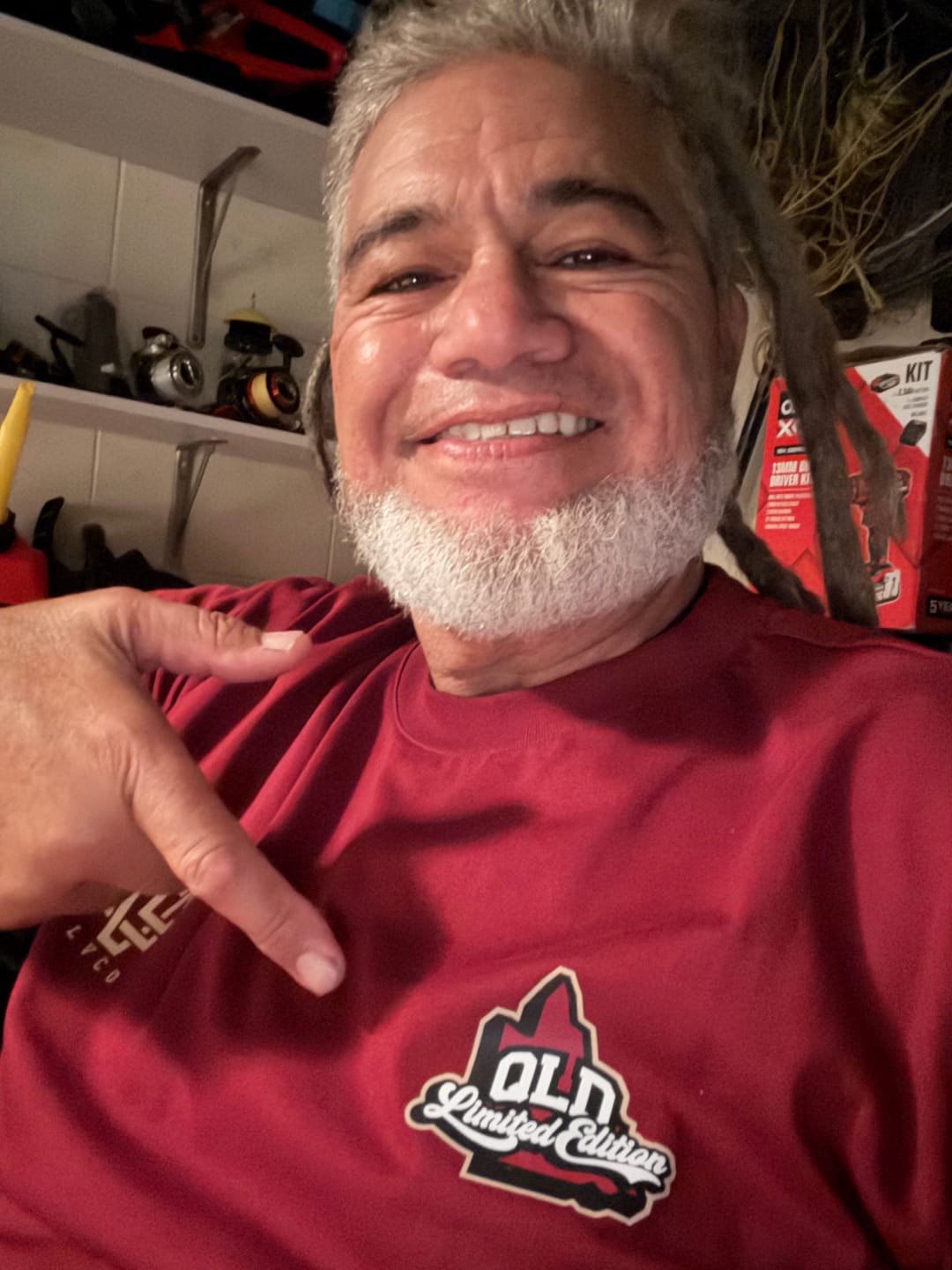 Customer photo review of Maroons Statement Tee