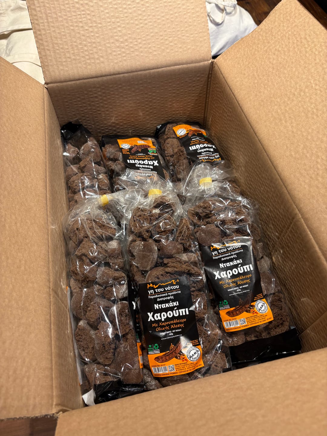 Customer photo review of Carob croutons - 6x400g