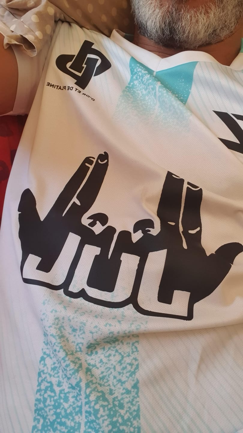 Customer photo review of MAILLOT PR1MEKIDS ROSE