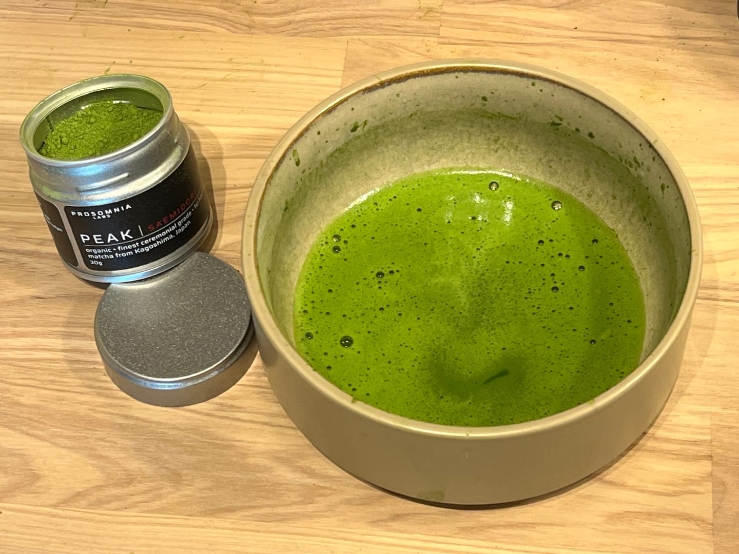 Customer photo review of PEAK™ Limitált Kagoshima Matcha
