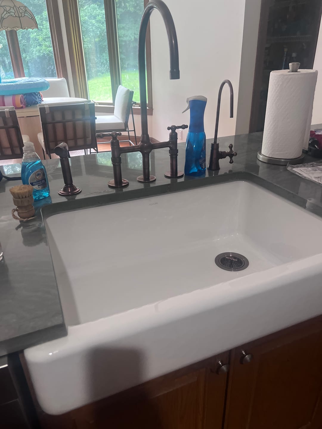 Customer photo review of Copper Bridge Kitchen Faucet #VFK009