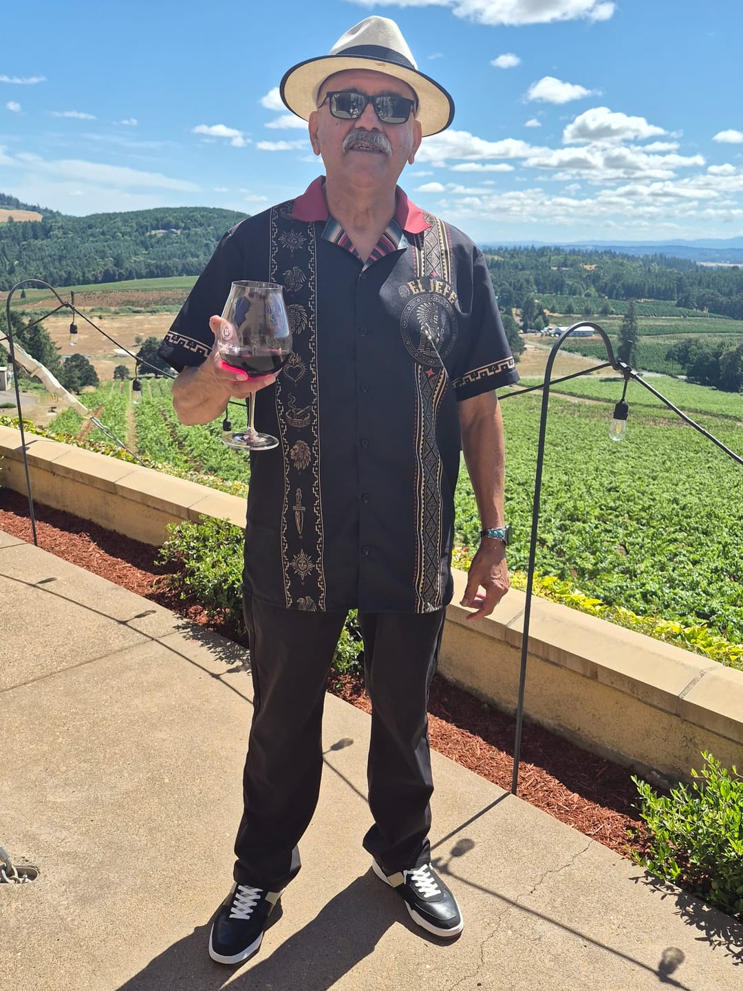 Customer photo review of El Jefe Azteca Guayabera