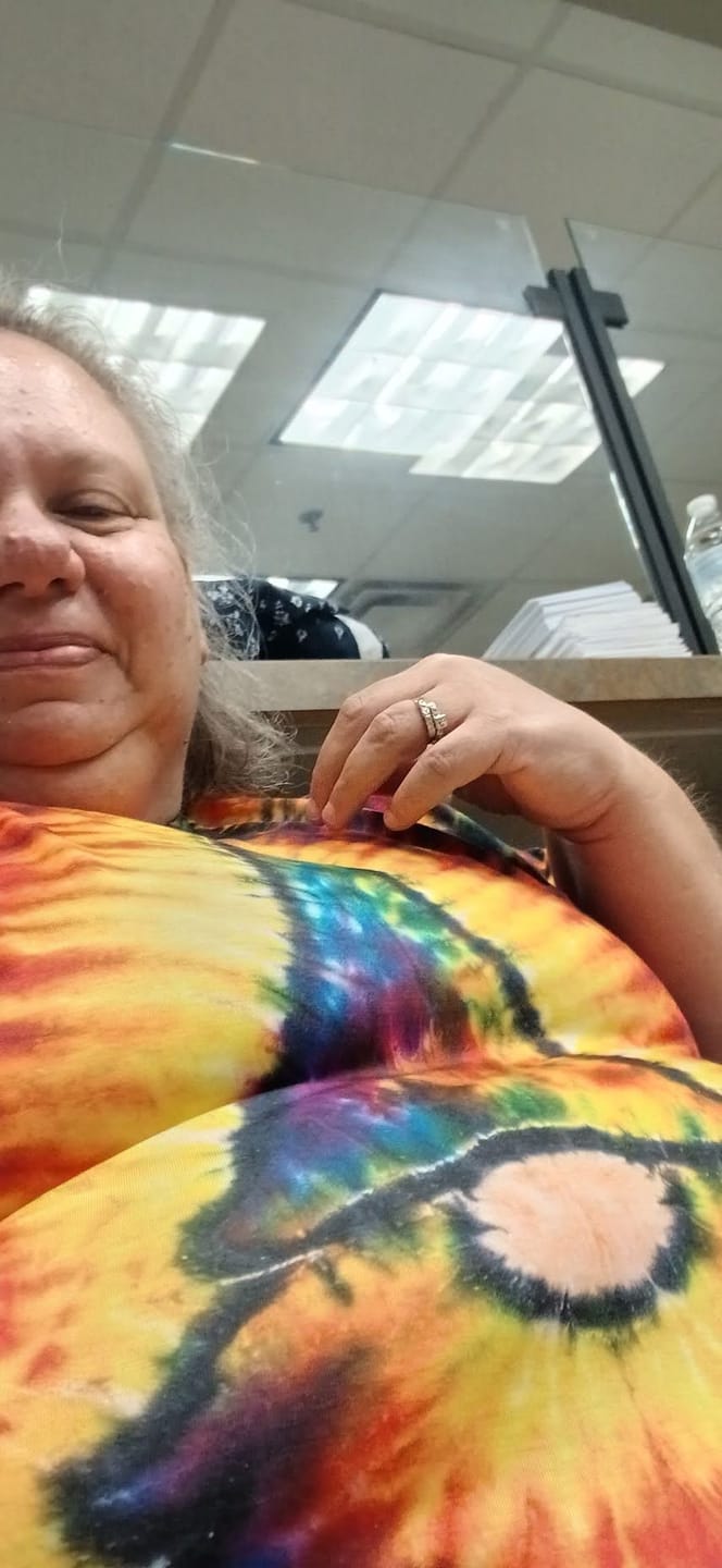 Customer photo review of GNOME HIPPIE SWIRL ALL OVER PRINT - TLHG1604264