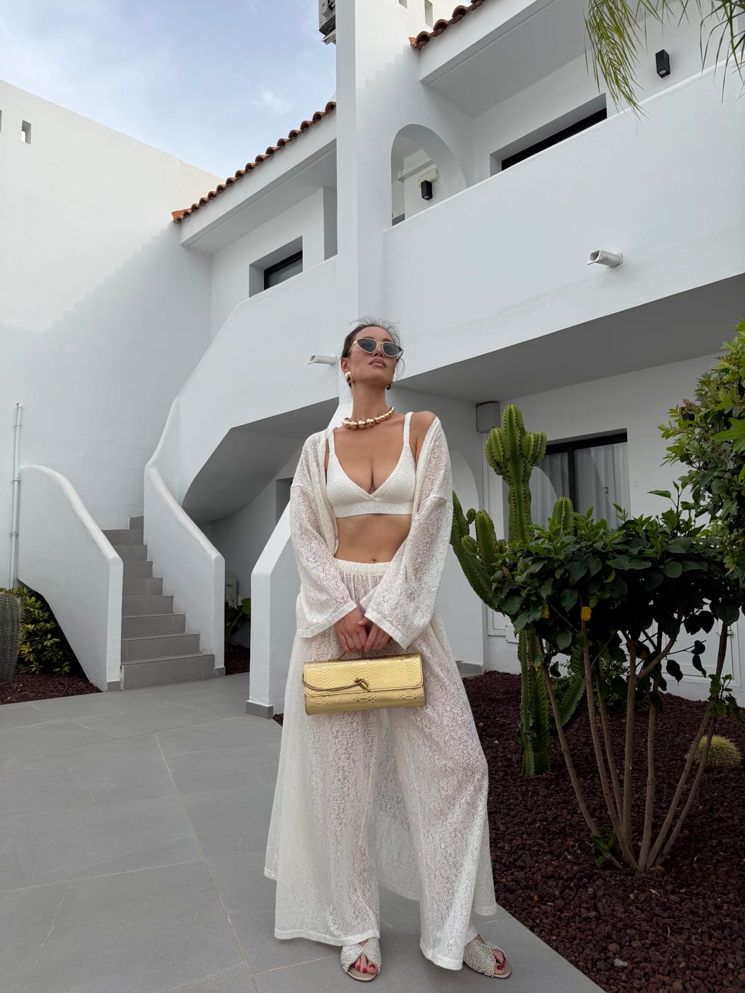 Customer photo review of Lace Pants