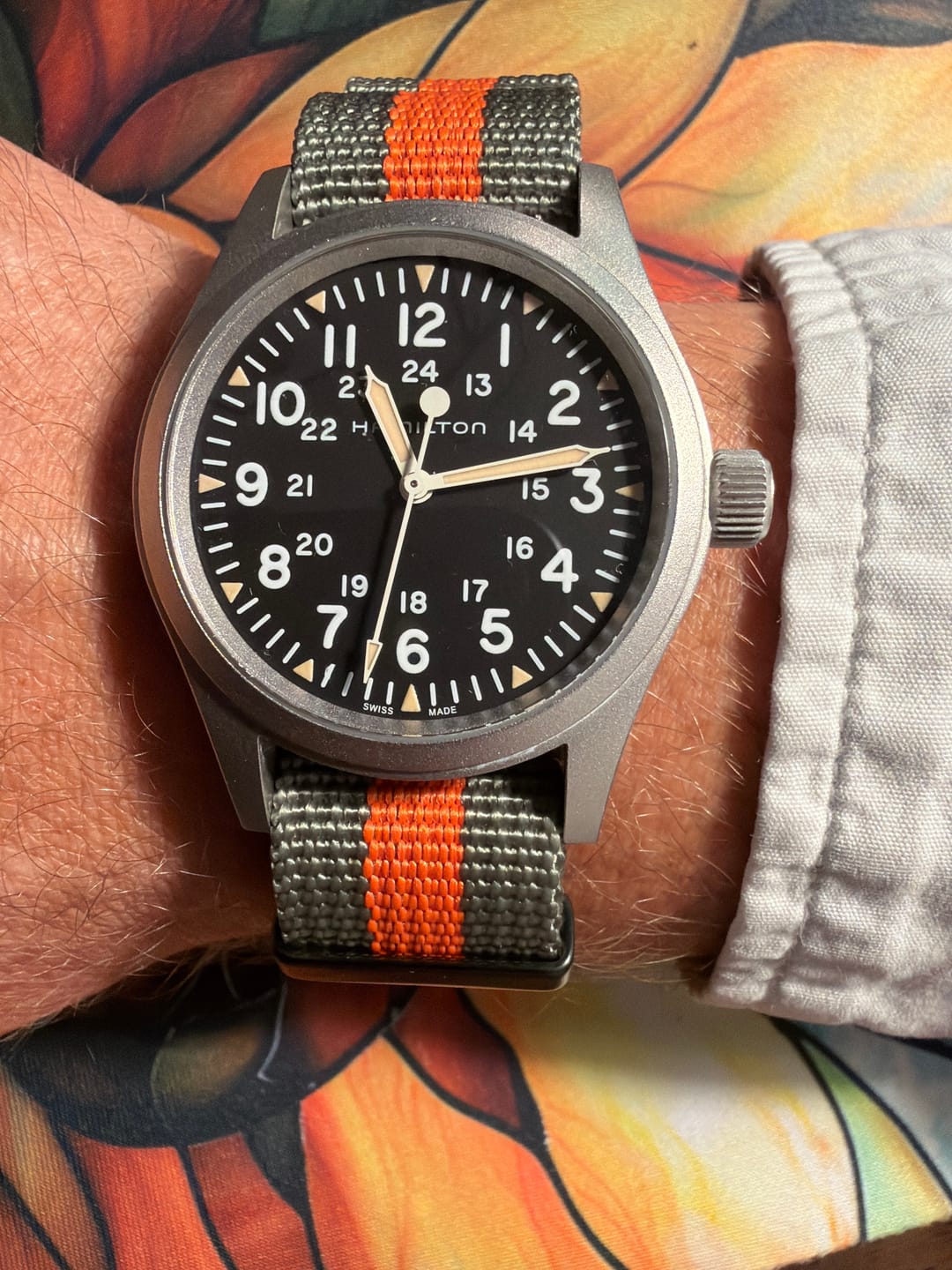 Customer photo review of Orca - Gray & Orange