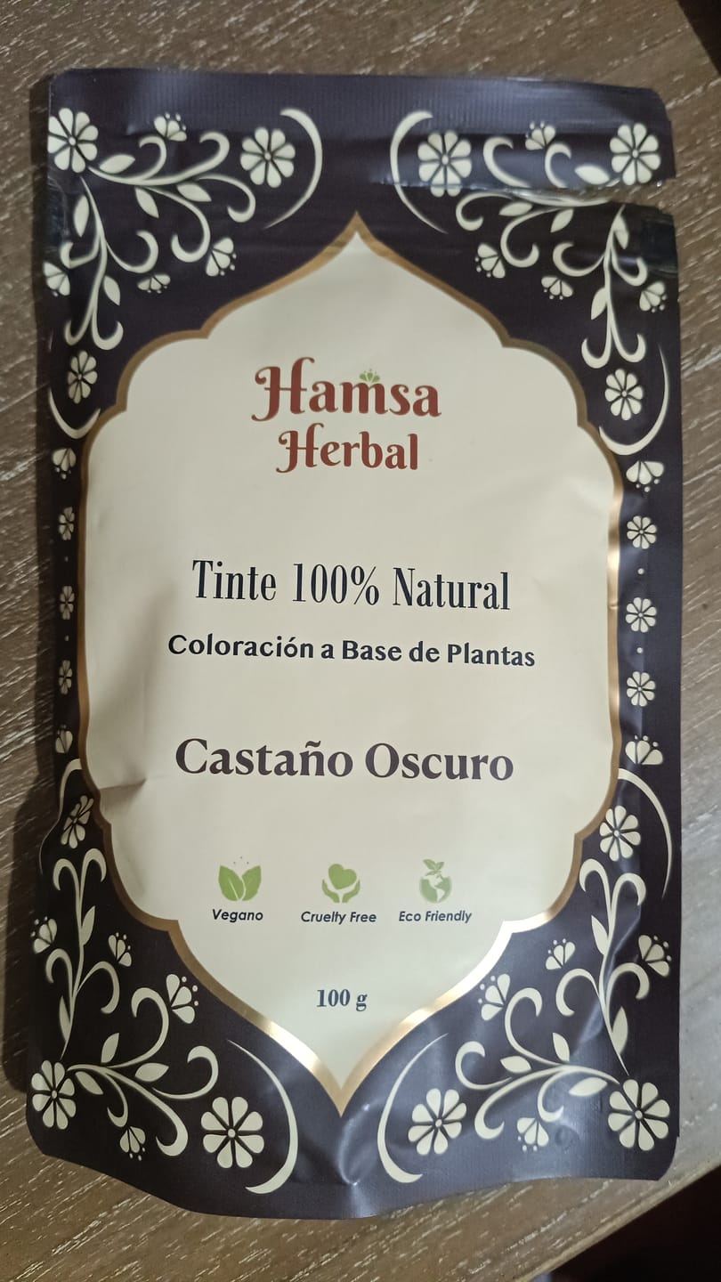 Customer photo review of Tinte 100% Natural - Castaño Oscuro