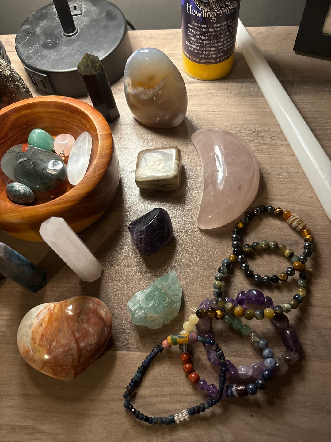 Customer photo review of Rose Quartz Moon – Emotional Healing & Compassion