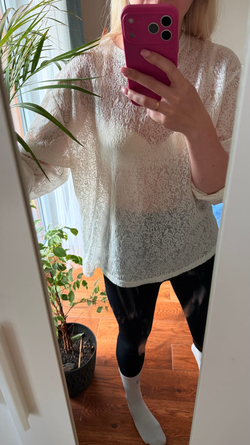 Customer photo review of Lace Longsleeve