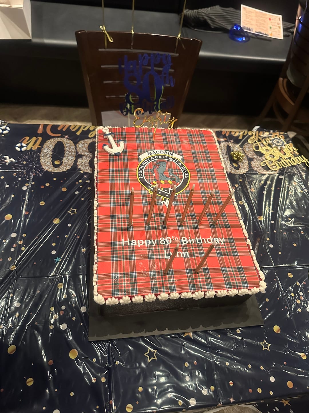 Customer photo review of A3 Rectangle Custom Edible Icing Image