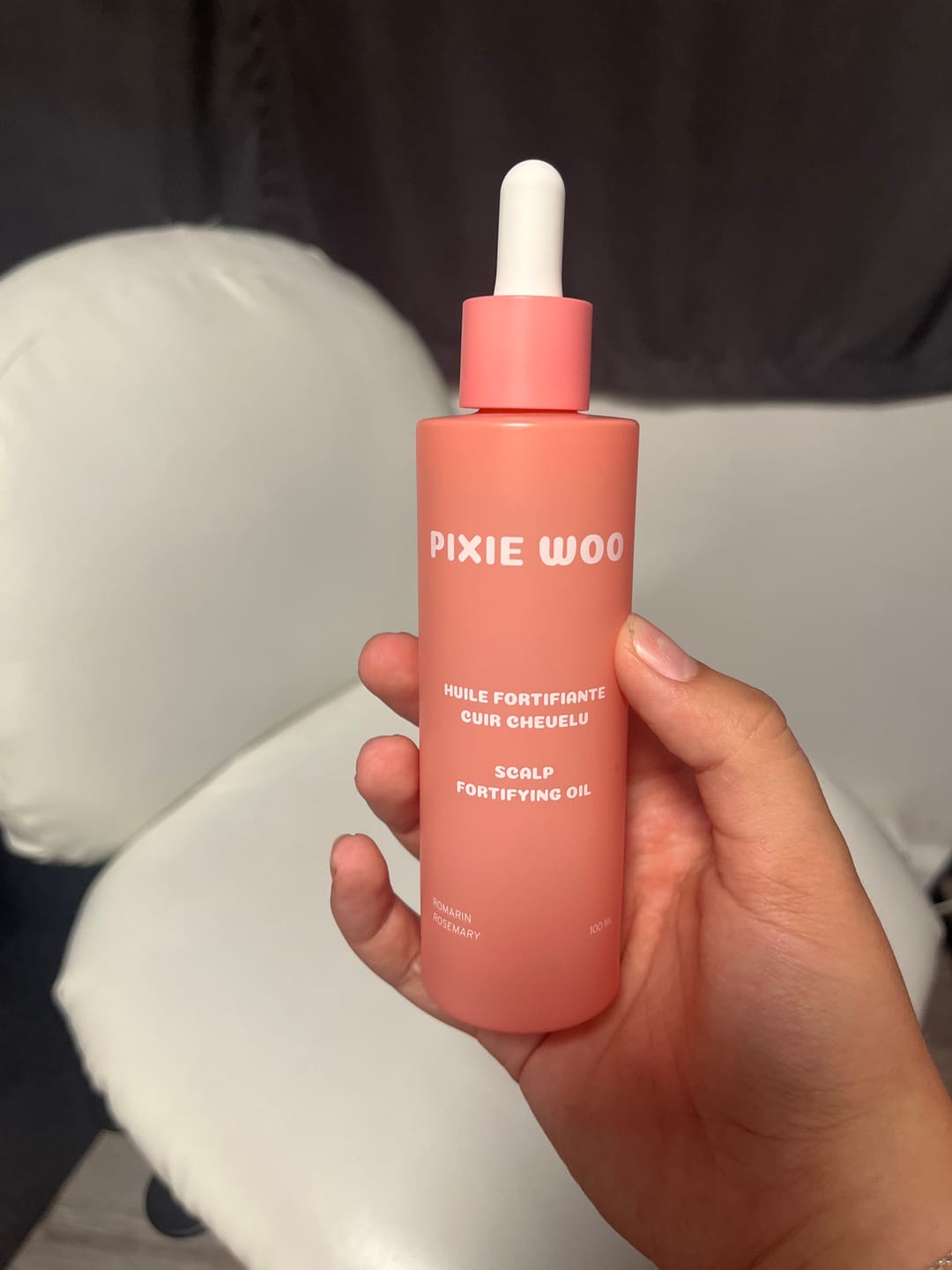 Customer photo review of Pre-Wash Scalp fortifying oil - Rosemary