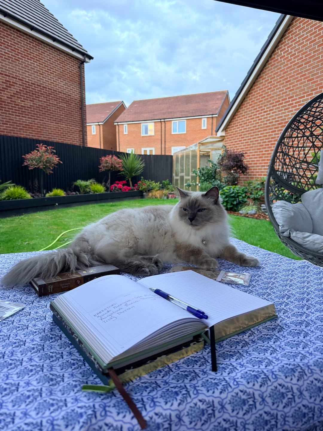 Customer photo review of Reading Journal - Sage