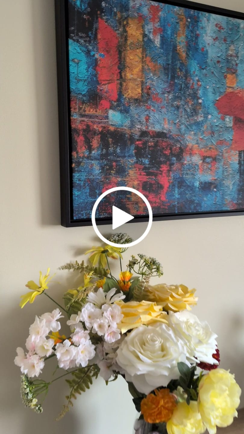 Customer video review of AUTUMN RAIN CANVAS