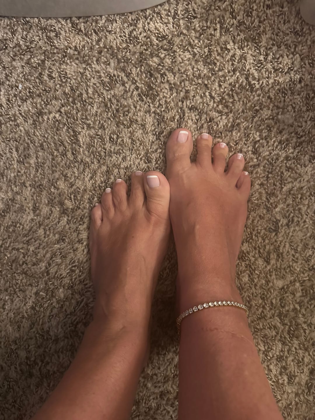 Customer photo review of Tennis Anklet - 4mm