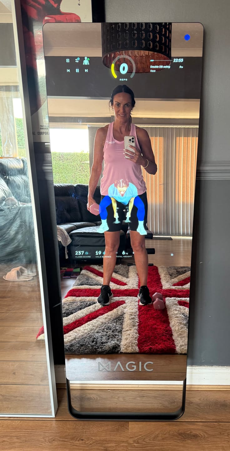 Customer photo review of MAGIC AI: Fitness Smart Mirror